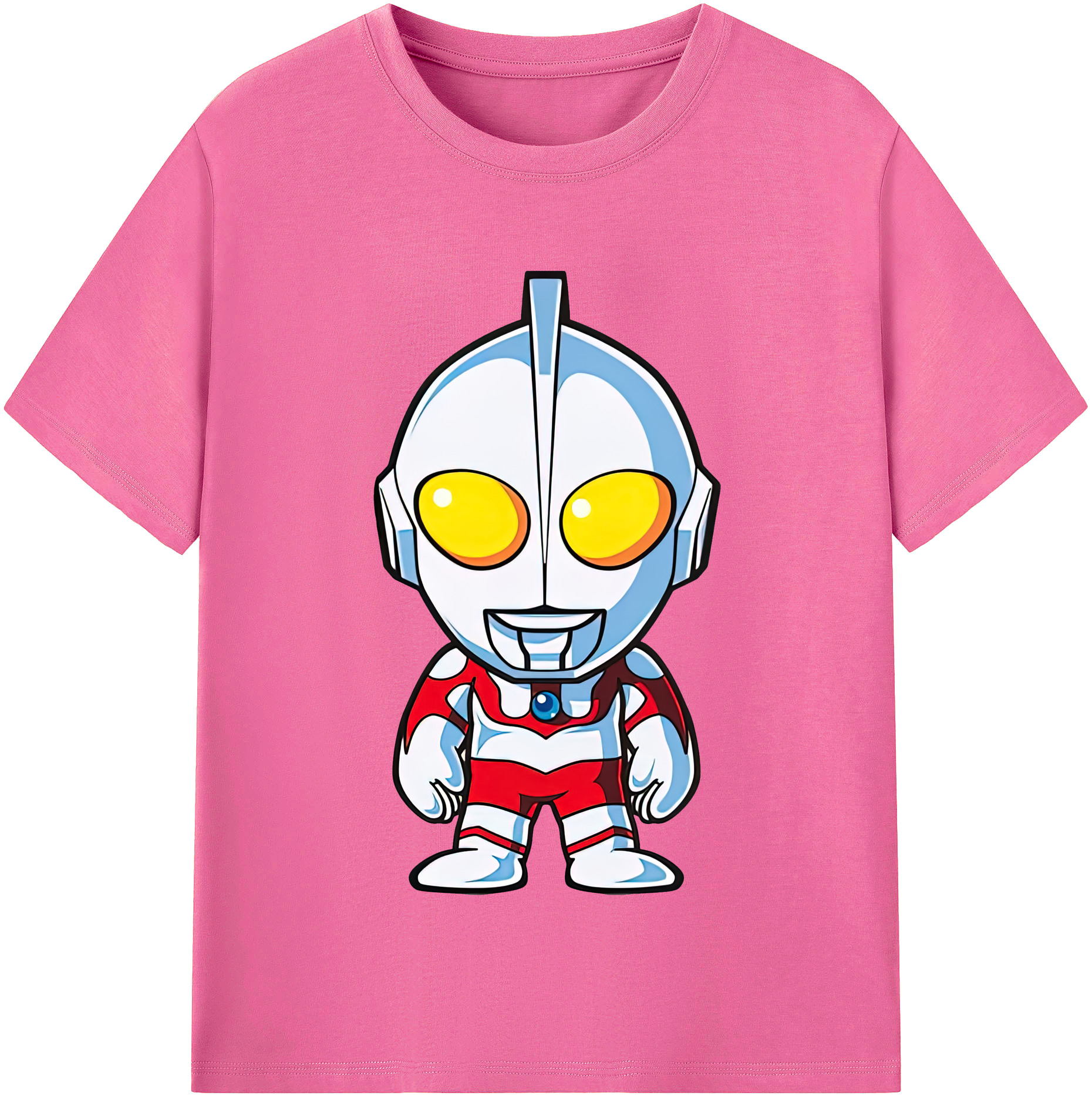 （画像用） ウルトラマン Ultraman レディースカジュアルプリントTシャツ（綿100％）